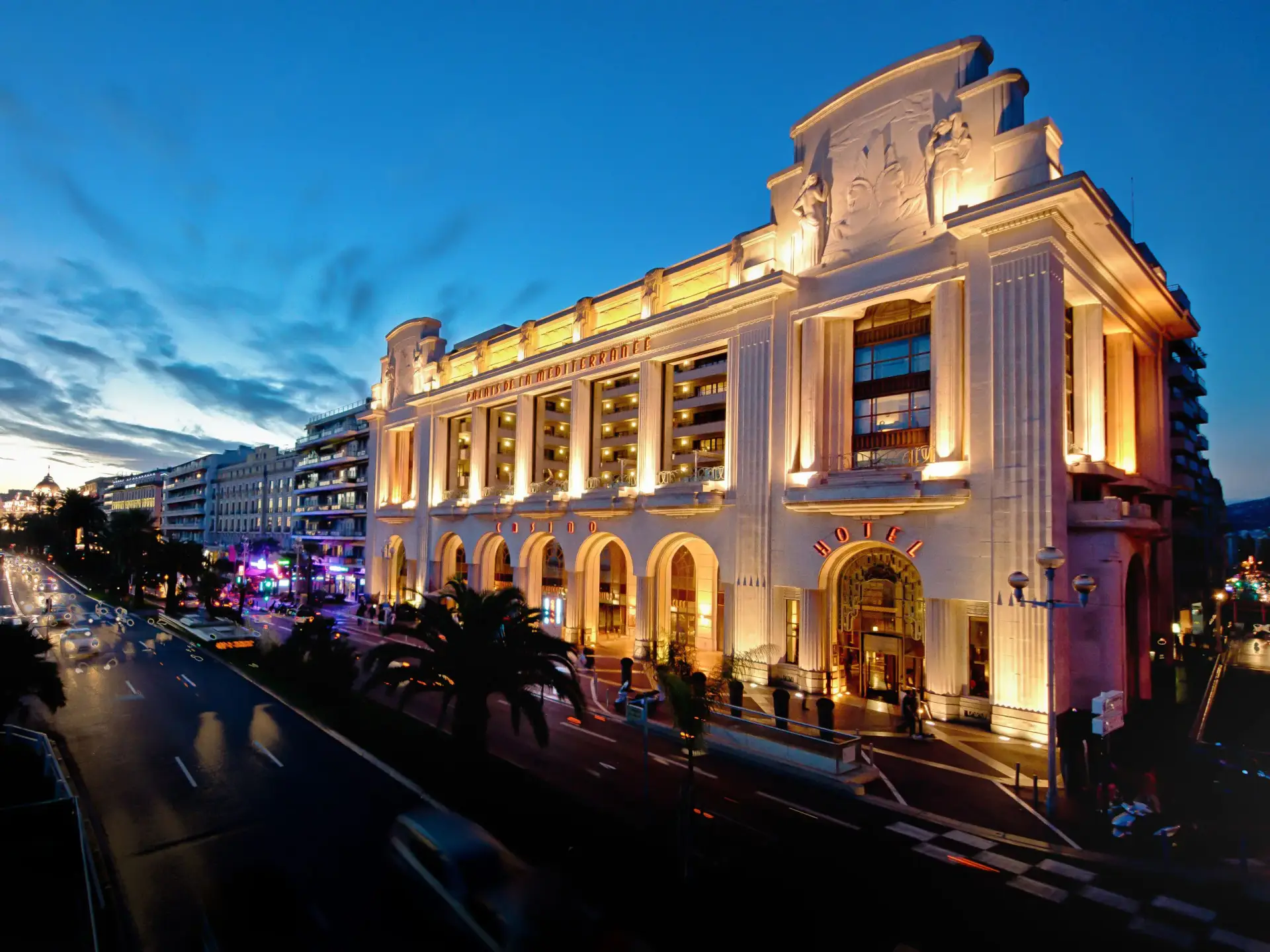 Luxury at Hyatt Regency Nice Palais de la Méditerranée Hyatt Regency Palais de la Méditerranée along Nice’s waterfront