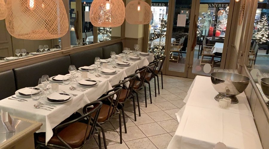 La Table du Chef – hidden gourmet gem in Cannes Elegant dining setup at La Table du Chef in Cannes