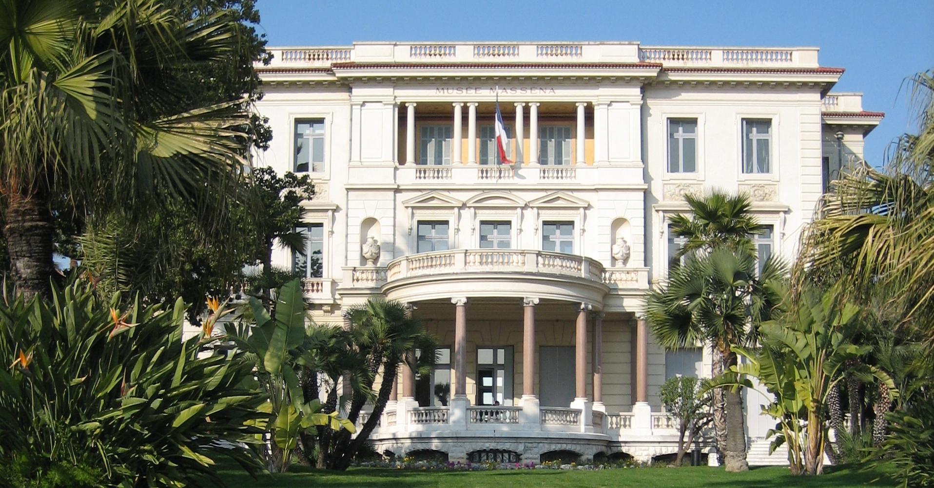 Elegant Belle Époque architecture of Masséna Museum in Nice