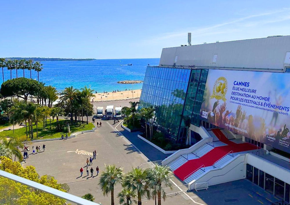 Palais des Festivals – the famous steps Palais des Festivals red carpet steps in Cannes