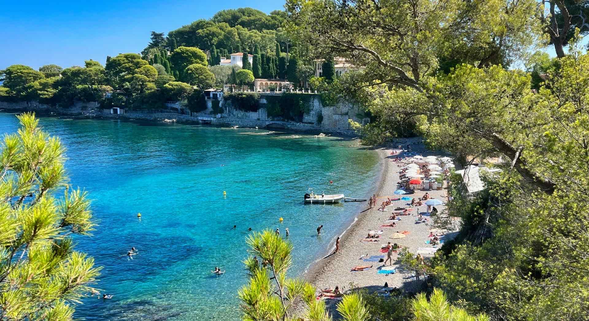 Plage Paloma – Luxe Beach Hideaway on the Riviera Aerial view of Paloma Beach in Cap-Ferrat
