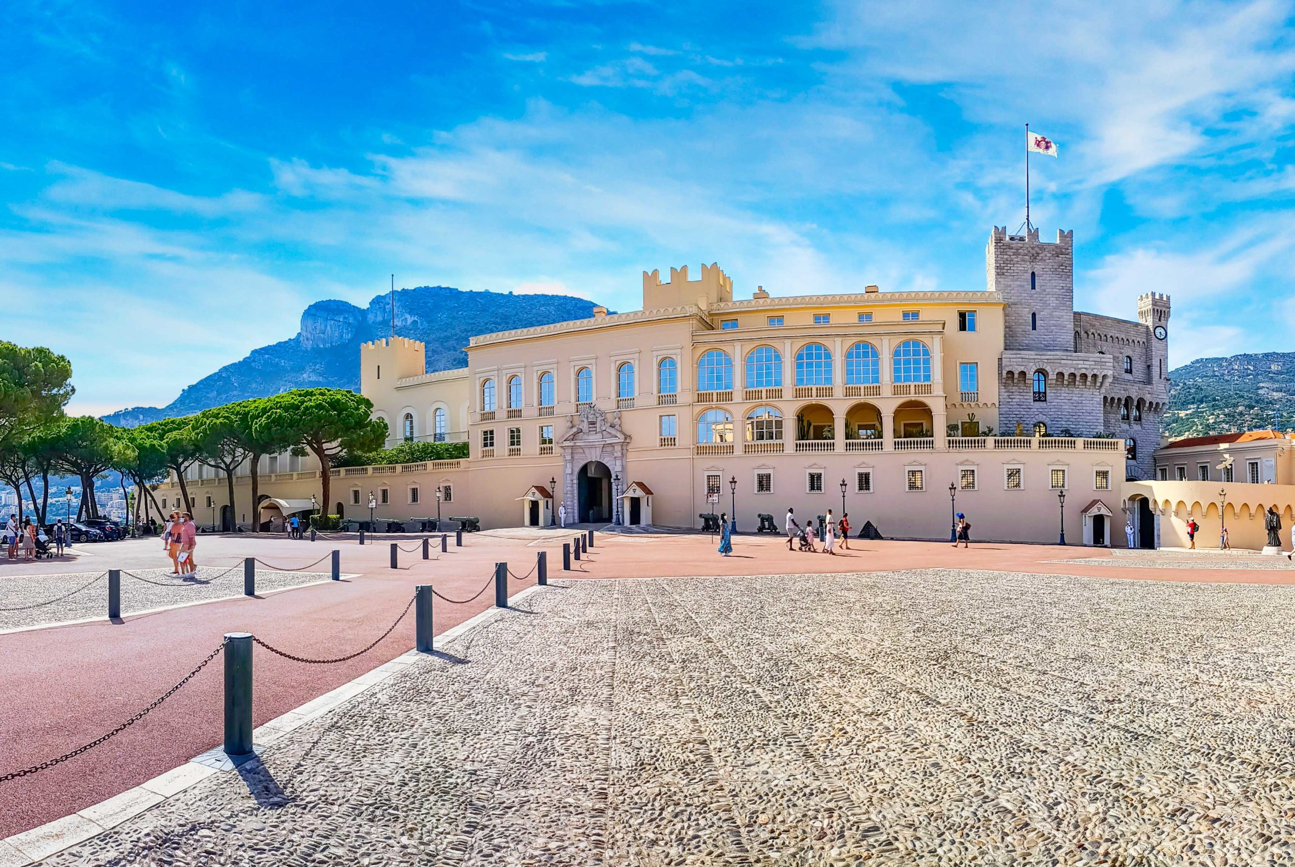 Explore the Prince’s Palace – Monaco’s Royal Residence Top 5 Amazing Things to Do in Monaco, Prince’s Palace of Monaco with tourists walking in the square